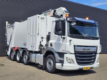 DAF CF 410 8X2/6 FAUN / BEKKER LAGRAM 16m3 / WAS INSTALLATIE